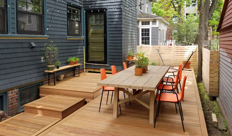 Options for Backyard without deck or patio?