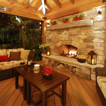 Colorado Outdoor Fire Place