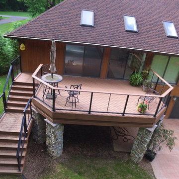 Composite Deck/Cable Rail/Stonework