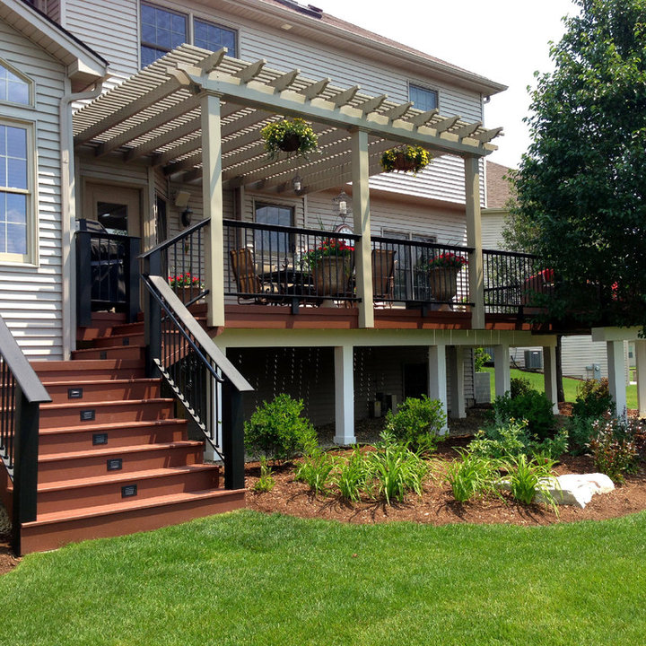 Outdoor Fireplace With Pergola Photos & Ideas Houzz