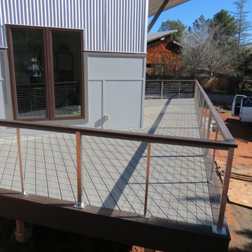 Trex decking and stainless railing - Sedona AZ