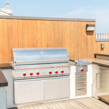 Concrete Outdoor Barbecue | The Hamptons
