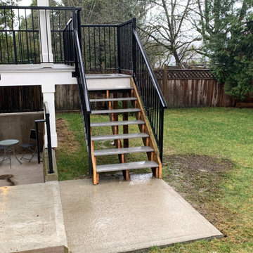 Concrete Pad and Stairs