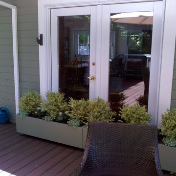 Courtyard Deck Kitchen Door After