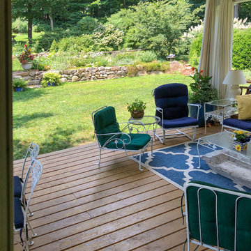 Covered Deck outside the Kitchen
