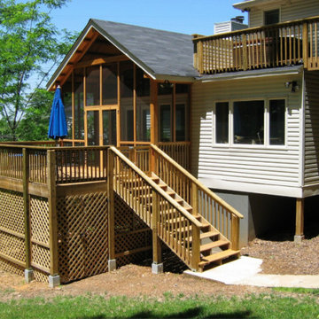 Covered Porch and Deck - Addition
