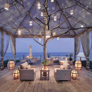 Cozy Outdoor Living Room