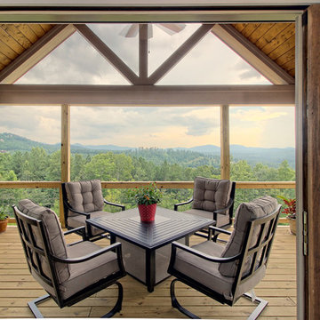 Craftsman Mountain Home: Gorgeous Deck & View