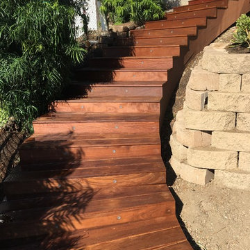 Curved Hardwood Stair