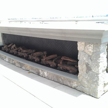 Custom Linear Fireplaces