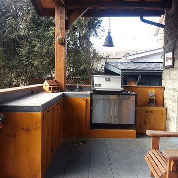 Custom Outdoor Kitchen and Deck