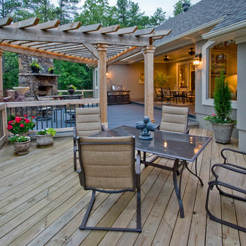 Custom Outdoor Living Area in Chenal Valley