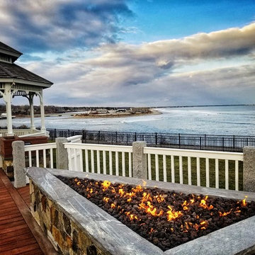 Custom Tranquil Fire-pit for the Anchorage By The Sea