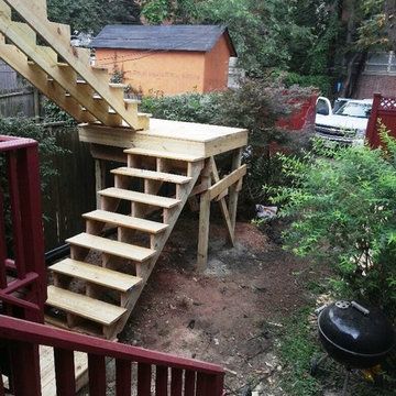 DC Row House Steps and Back Patio
