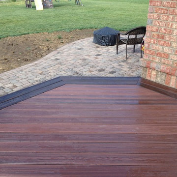 Deck and patio combination in Clear Creek Twp. (Centerville) Warren County, OH