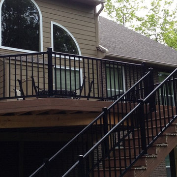 Deck and patio combination space in Clear Creek Township, Warren County, OH