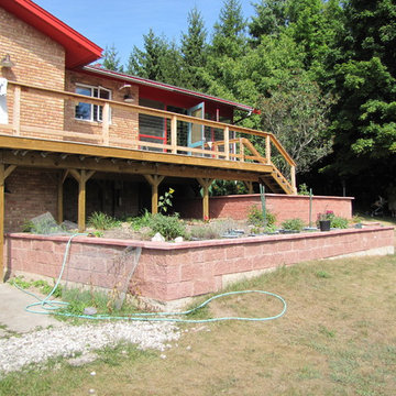 Deck and Retaining Walls