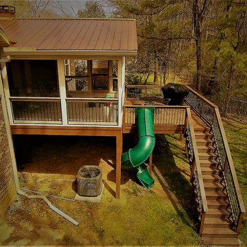 Deck and screened porch combination space in Hoover, AL