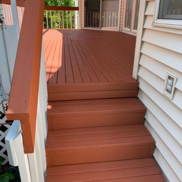 deck build and paint