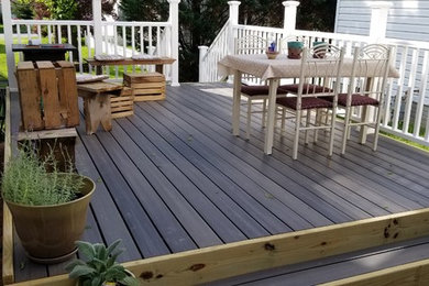 Deck build with composite