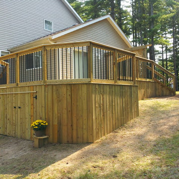 Deck built in Frankford Ontario for the Williams family