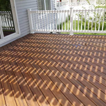 Deck, Pergola and Patio with Fire Pit in Troy, OH