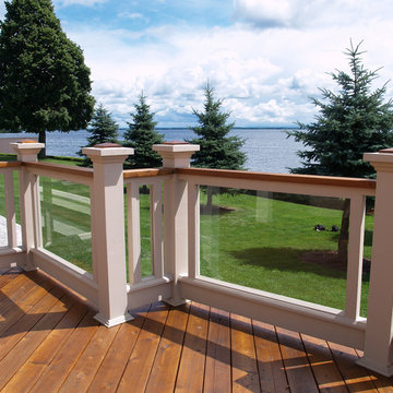 Deck rails to enhance the view
