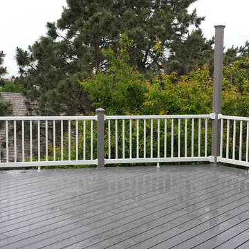 Deck Replacement with Trex Select Pebble Grey Decking