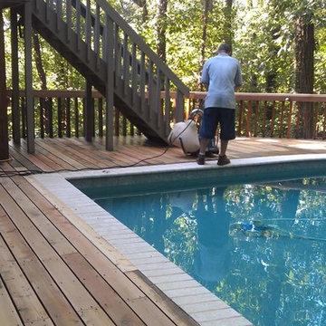 Deck resand and finish