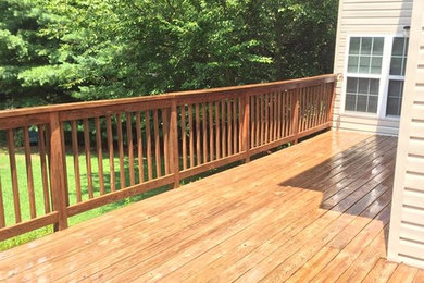 Deck Staining | Before & After