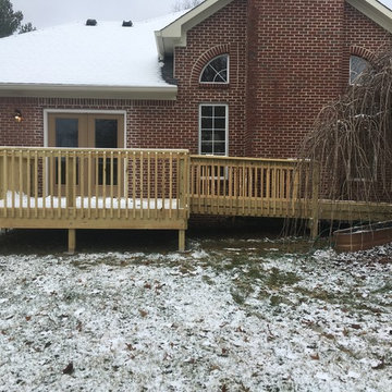 Deck with ADA Ramp to Join Master Suite to Screened Porch