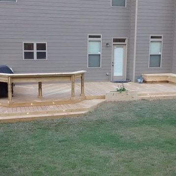 deck with bar