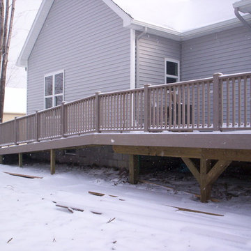 Deck with ramp