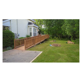 deck with ramp - Traditional - Deck - Toronto - by Precision Deck ...