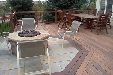 Deck with Stone inlay