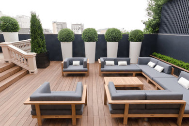 Foto de terraza minimalista grande en azotea