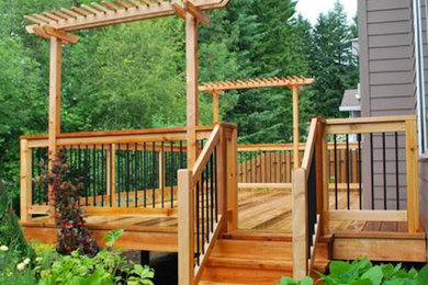 Decking, Posts, and Lighting