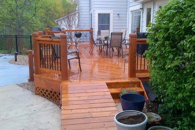 Inspiration for a deck remodel in St Louis