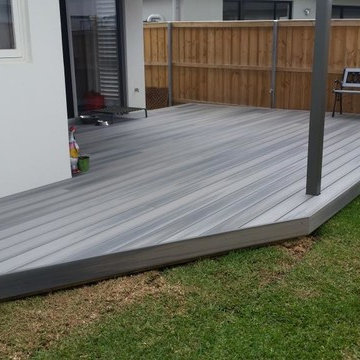 Duralife composite decking - low level deck