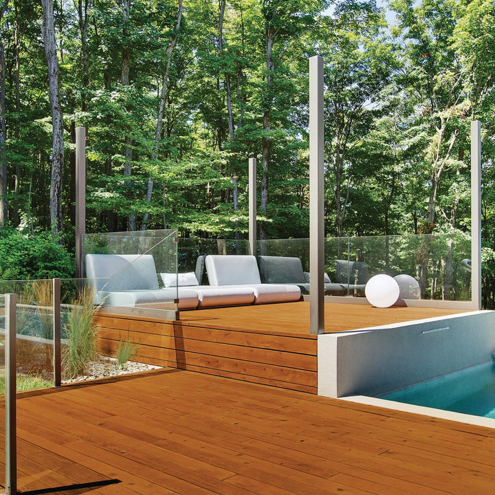 75 Beautiful Wood Deck Pool Home Design Ideas & Designs Houzz AU