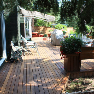 Exotic Decking, Benches, and Planter Box