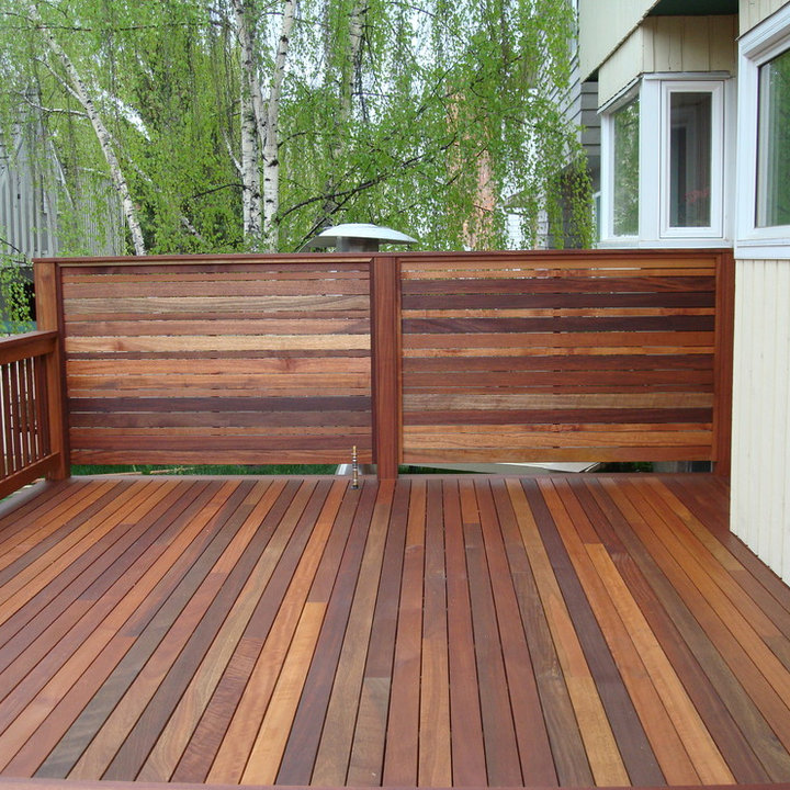 Deck Railing Privacy Photos & Ideas Houzz