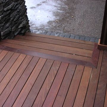 Exotic Decking with Stairs