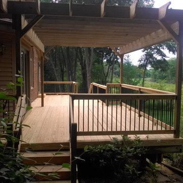 Expansive Wood with Pergola