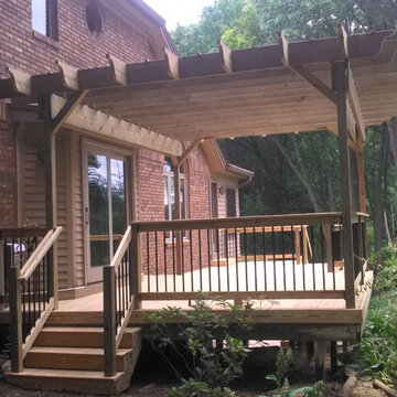 Expansive Wood with Pergola