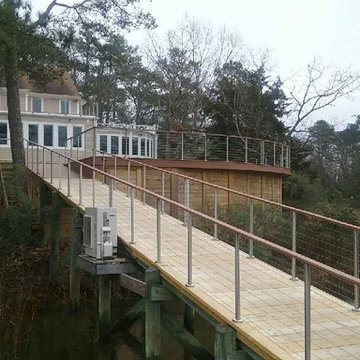 Exterior Deck Railings on the Water