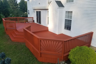 Example of a country deck design in Philadelphia