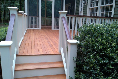 Example of a country deck design in Boston
