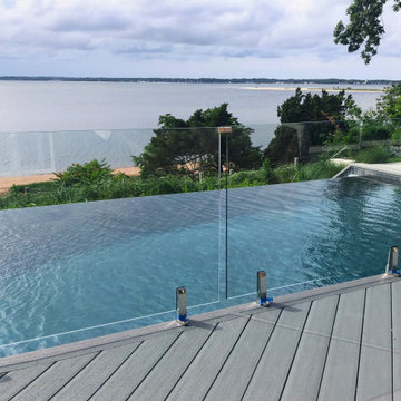 Frameless Glass Railing - Hampton Bays, NY