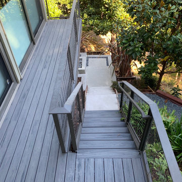 Garden Access Stairs and Deck